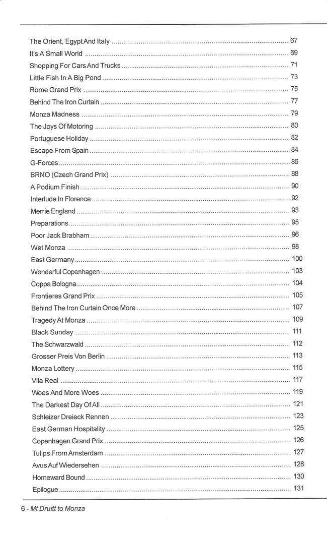 Mount Druitt To Monza: Motor Racing On a Shoestring Budget