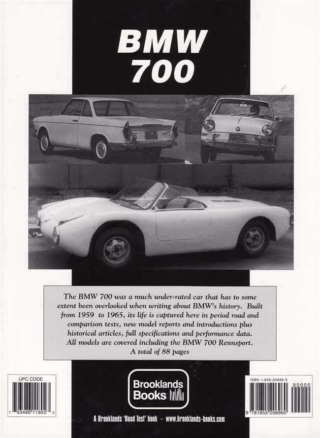 BMW 700 Limited Edition 1959 - 1965