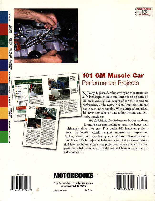 101 GM Muscle Car Performance Projects