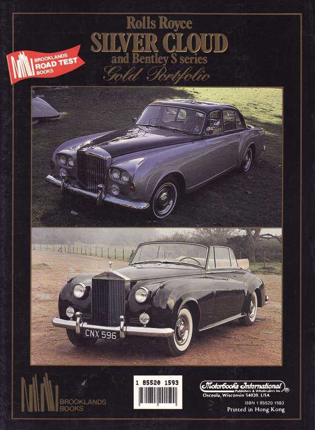 Rolls Royce Silver Cloud &amp; Bentley S Series Gold Portfolio 1955 - 1965