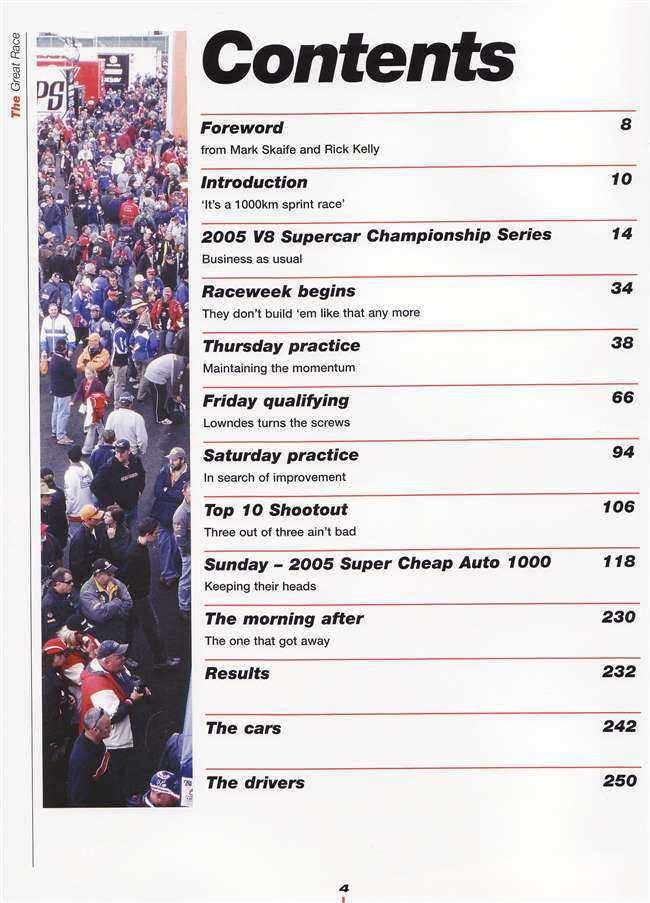 The Great Race 2005 Annual (No. 25): 2005 Super Cheap Auto 1000