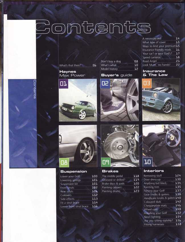 Volkswagen Golf The Definitive Guide To Modifying (Haynes Max Power)