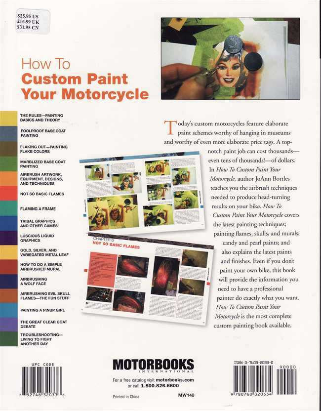 How To Custom Paint Your Motorcycle