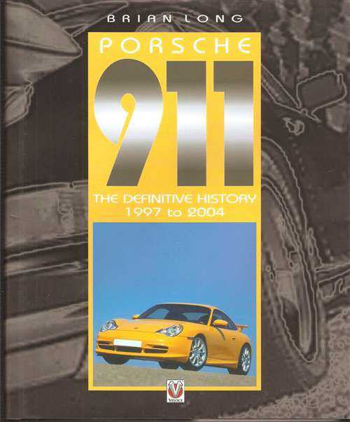 Porsche 911 book cover with yellow background and 911 car illustration