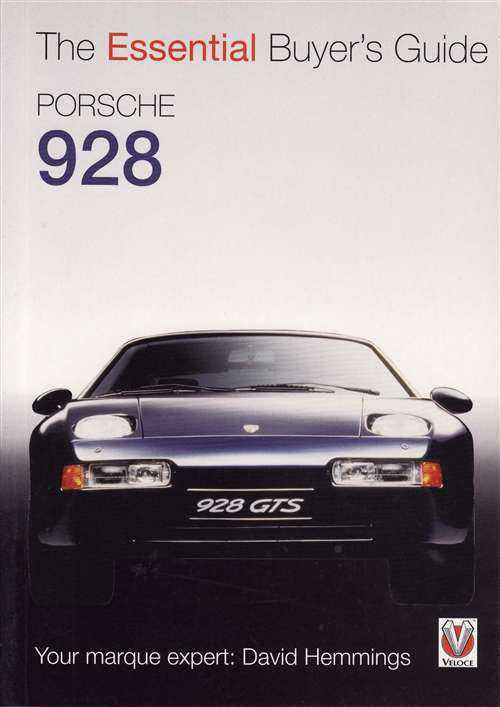 Porsche 928 essential buyer's guide book cover with car front photo