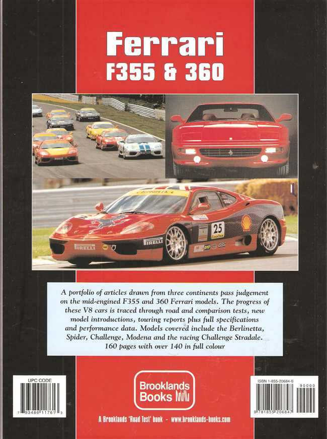 Ferrari F355 &amp; 360 Gold Portfolio 1995 - 2004