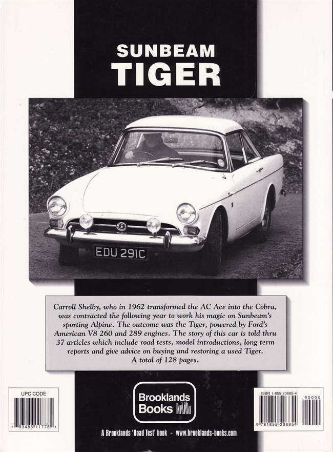 Sunbeam Tiger Limited Edition Extra 1964 - 1967