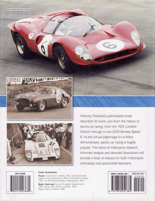 Sports Racing Cars: Expert Assessment Of Fifty Motor Racing Greats