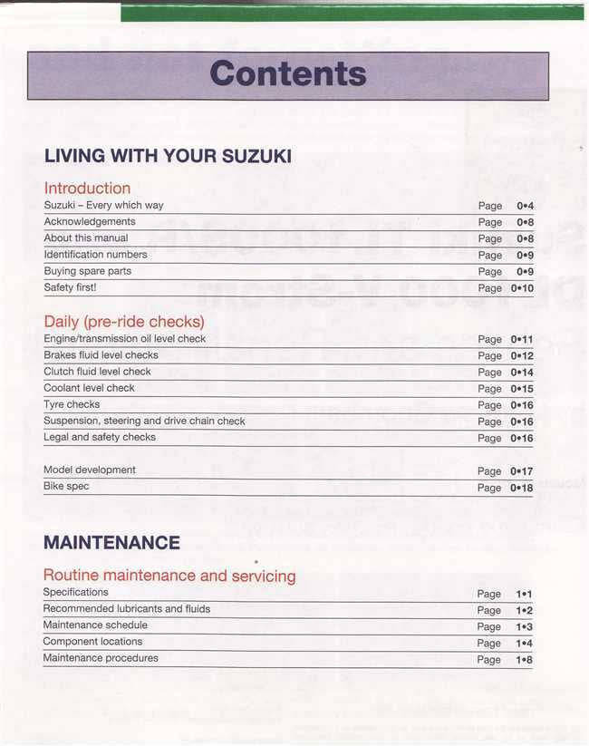 Suzuki TL1000S, TL1000R &amp; DL1000 V-Strom 1997 - 2004 Workshop Manual