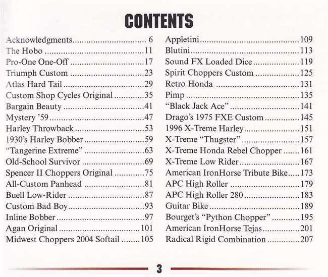 Choppers Field Guide: Custom Bikes 1950s - Present
