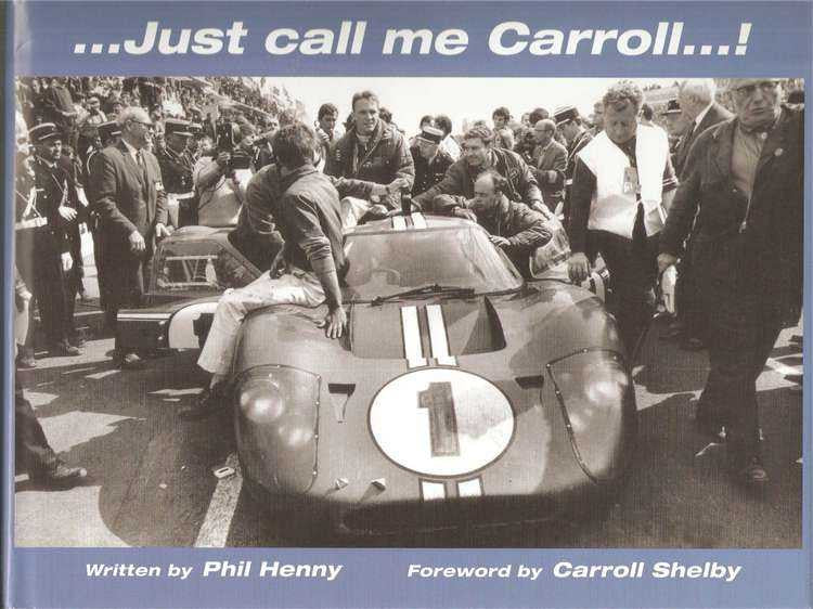 Motorsport book front cover with vintage race car photo and title text