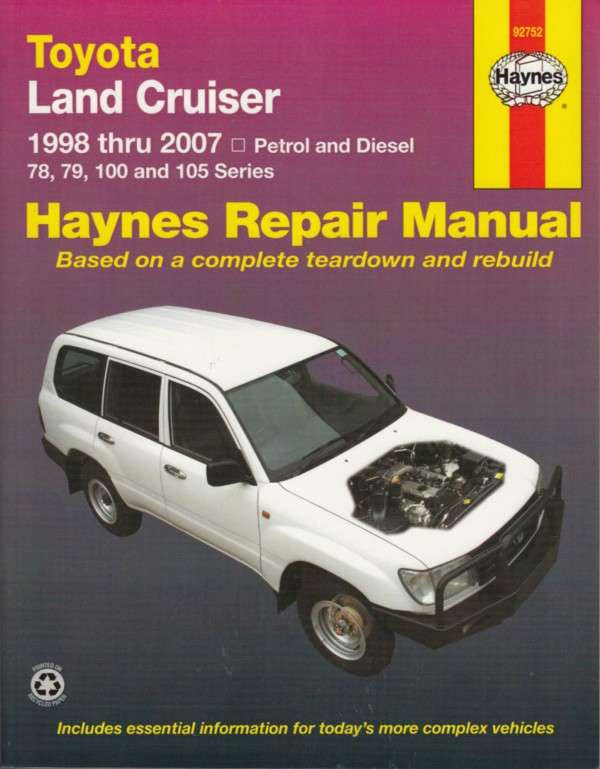 Toyota Land Crusier 78, 79, 100, 105 Repair Manual