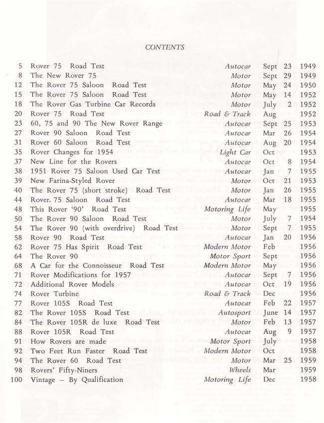 Rover P4 1949 - 1959