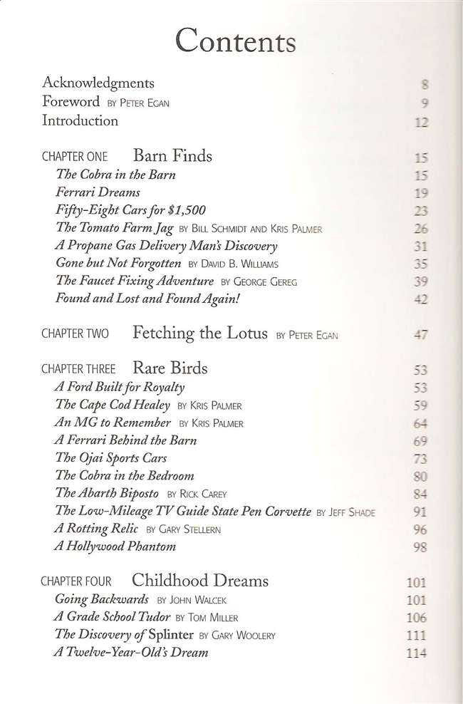 The Cobra In The Barn: Great Stories of Automotive Archeology