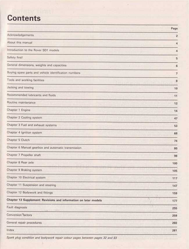 Rover 2000, 2300 &amp; 2600 1977 - 1987 Workshop Manual