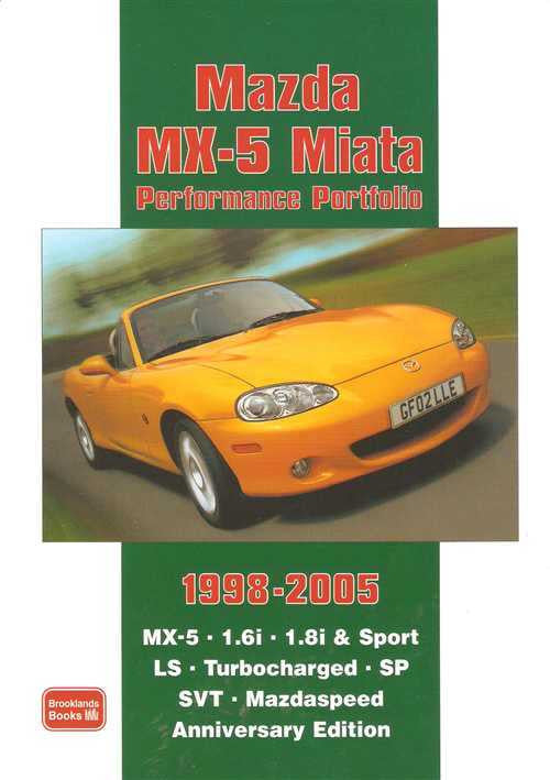 Mazda MX-5 Performance Portfolio 1998 - 2005