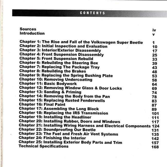 The Volkswagen Super Beetle Handbook 1971 - 1974 Restoration Guide