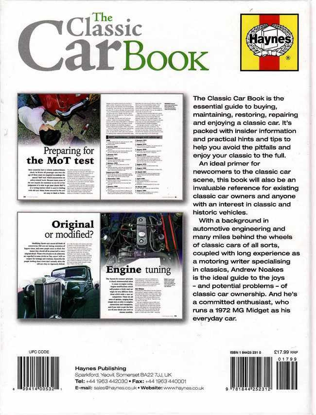 The Classic Car Book