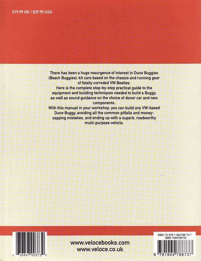 Building Dune Buggy The Essential Manual