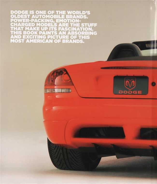 Dodge: America's Most Emotional Car Brand For More Than 90 Years