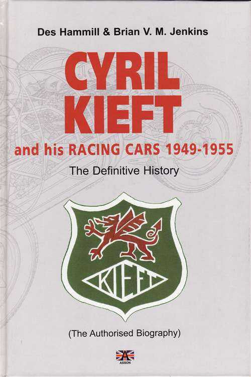 Cyril Kieft racing cars 1949–1955 definitive history book cover with crest