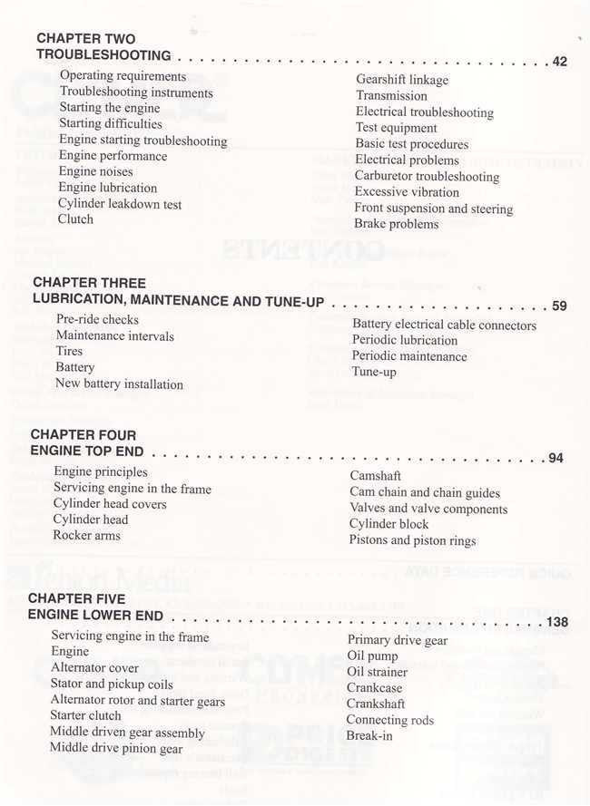 Yamaha V-Star 650 Classic, Custom, Silverado 1998 - 2011 Repair Manual content 2