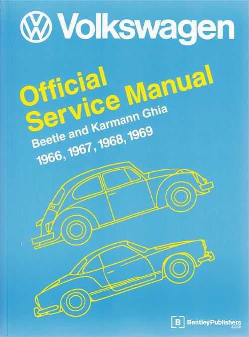 Volkswagen Beetle and Karmann Ghia 1966 - 1969 Type 1 Workshop Manual