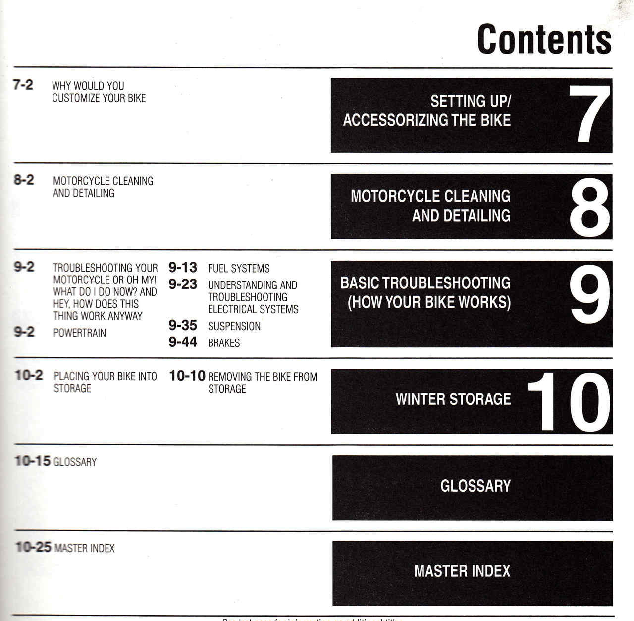 Motorcycle Handbook - Chilton  - cont 2