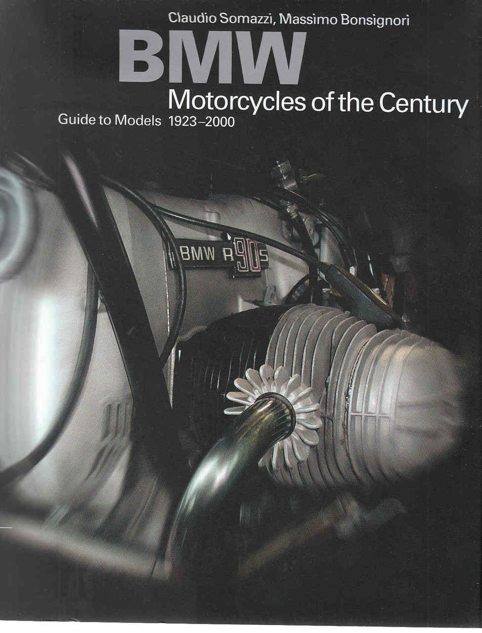BMW Motorcycles of the Century book cover with BMW logo and motorcycle engine
