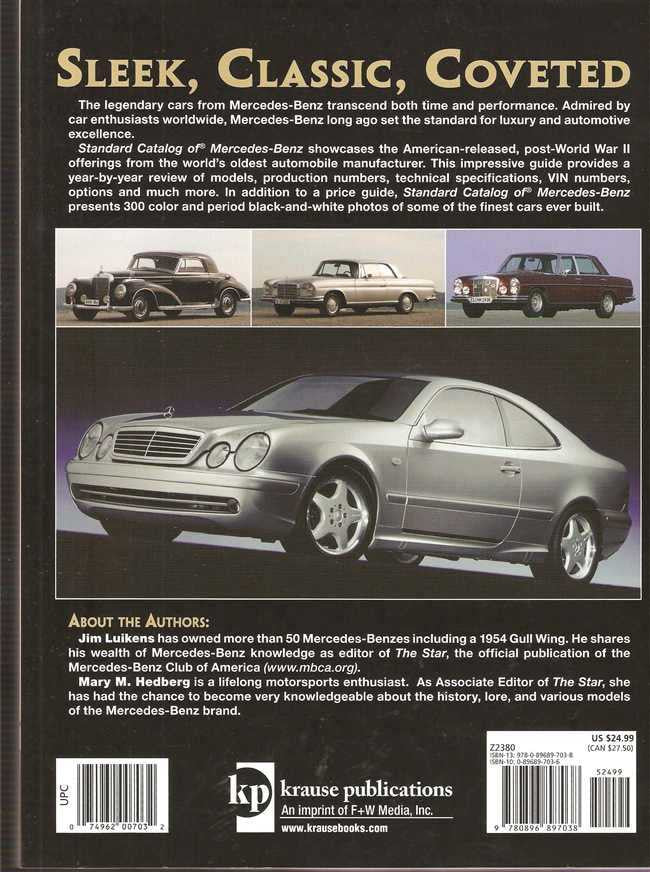 Standard Catalog of Mercedes-Benz