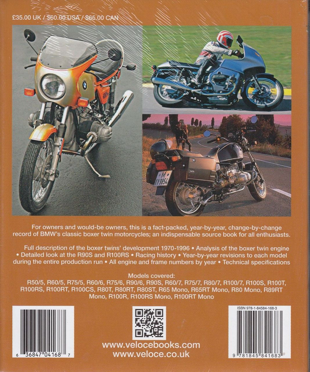 The BMW Boxer Twins 1970-1996 Bible Back Cover