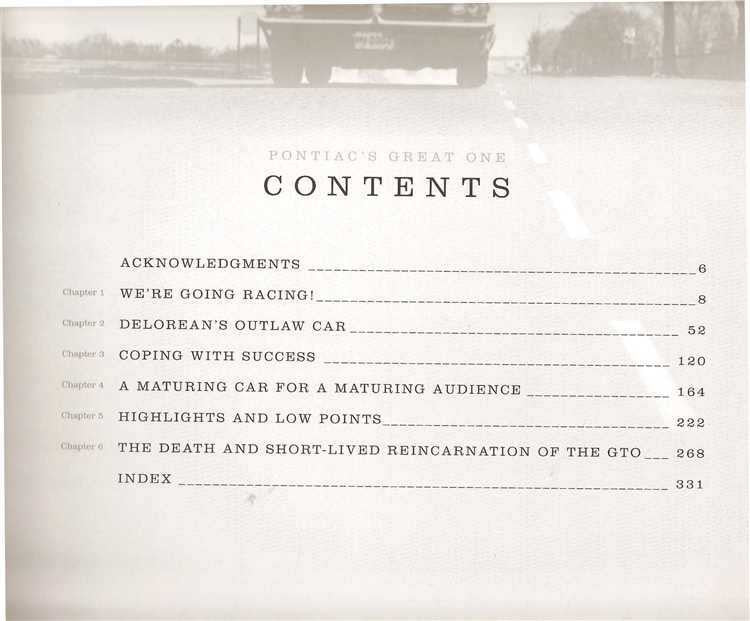 GTO: Pontiac's Great One