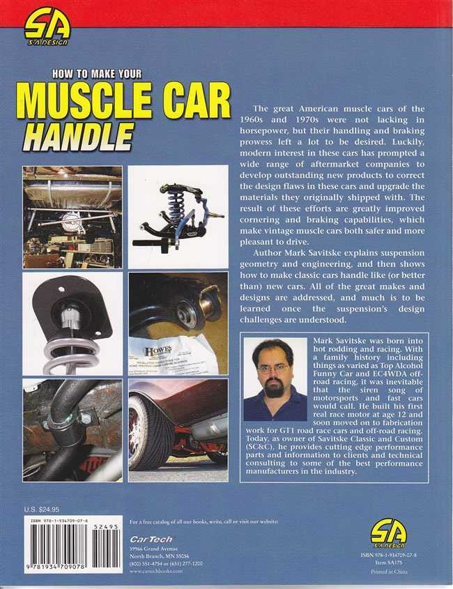How To Make Your Muscle Car Handle