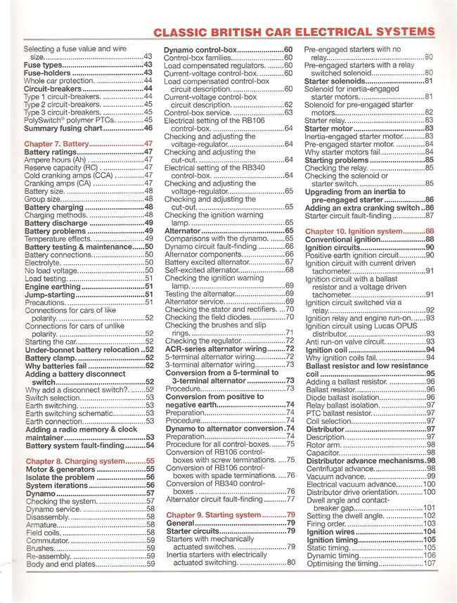 Classic British Car Electrical Systems: The Essential Manual