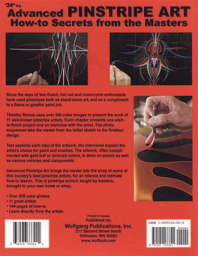 Advanced Pinstripe Art How-to-Secrets from the Masters