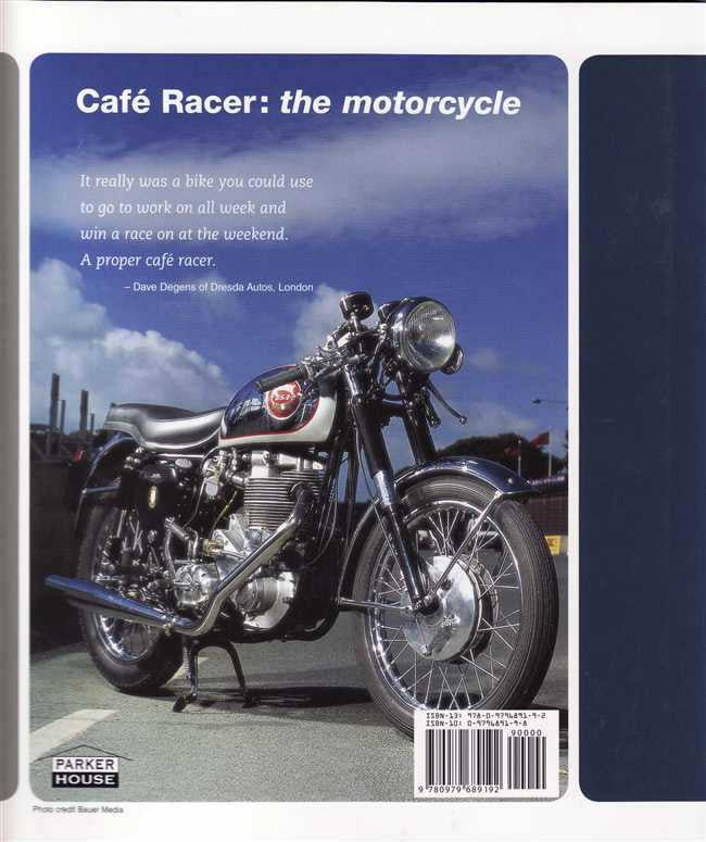 Cafe Racer The Motorcycle