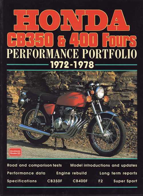 Honda CB350 &amp; 400 Fours Peformance Portfolio 1972 - 1978