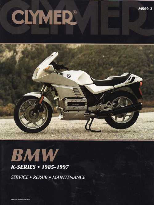 Clymer BMW K-Series service and repair manual cover with motorcycle