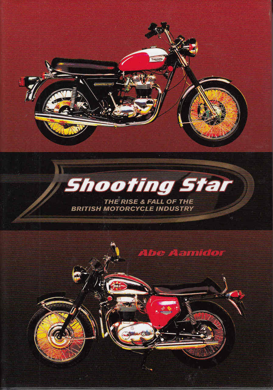 Paperback book cover with two motorcycles and bold title lettering