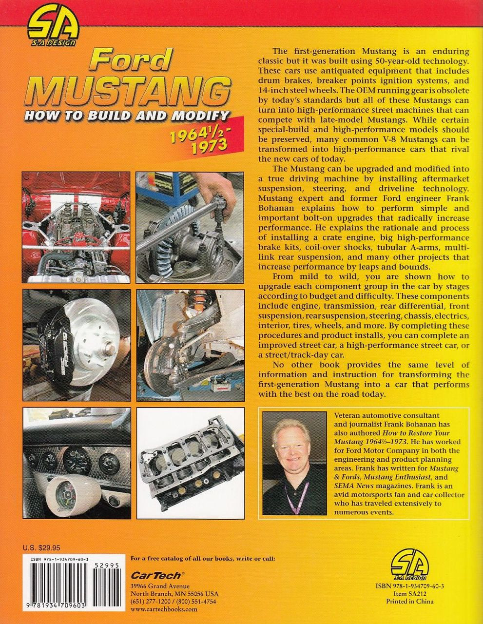 Ford Mustang How to Build and Modify 1964 1/2 - 1973 Back Cover