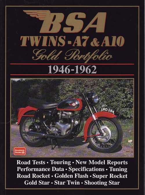 BSA Twins A7 &amp; A10 Gold Portfolio 1946 - 1962