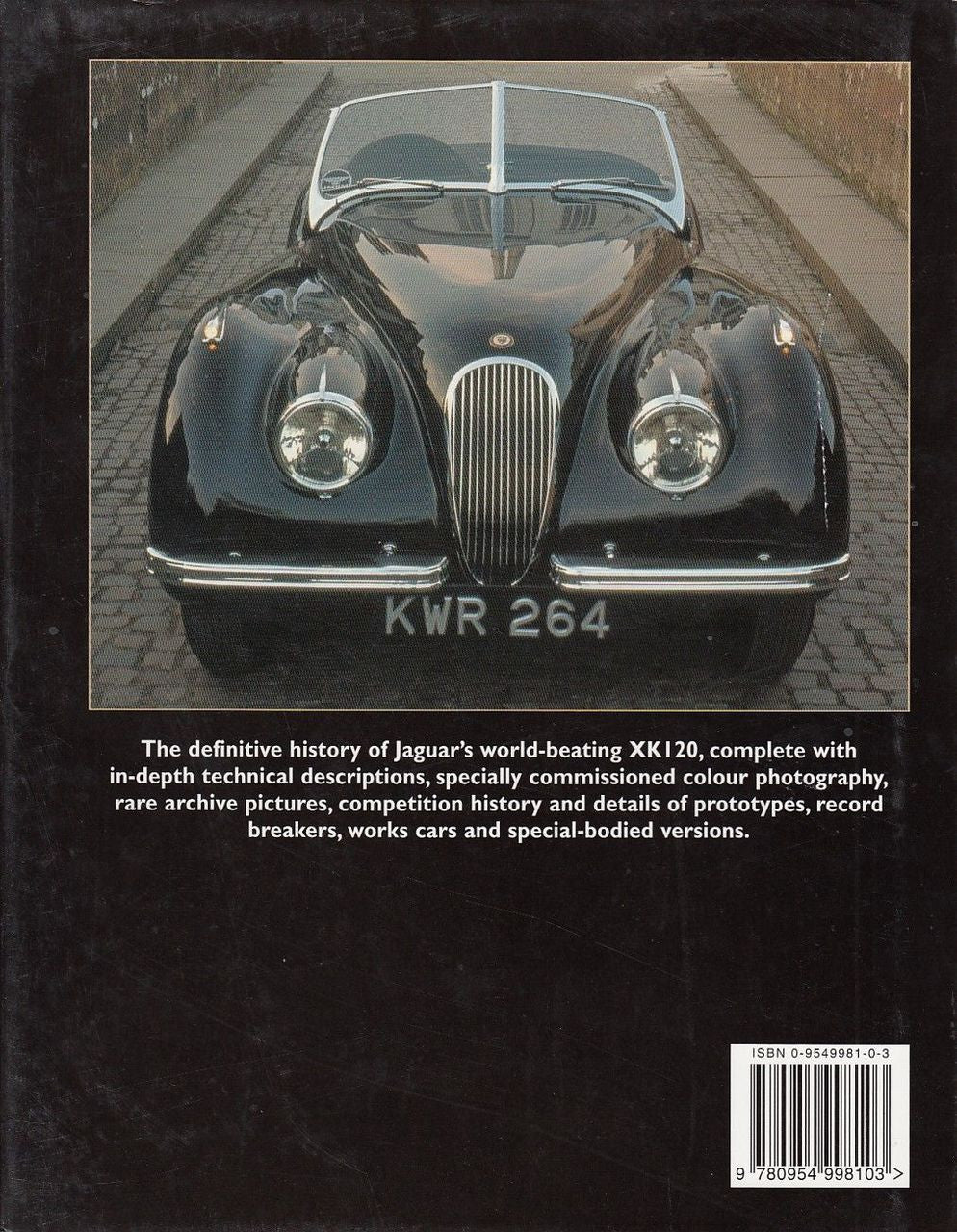 Jaguar XK120 In Detail Back Cover