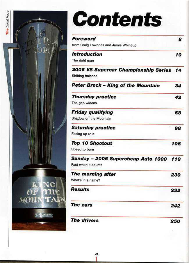 The Great Race 2006 Annual (No. 26): 2006 Super Cheap Auto 1000