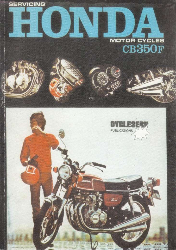 Servicing Honda 1973 CB350F Motorcycles