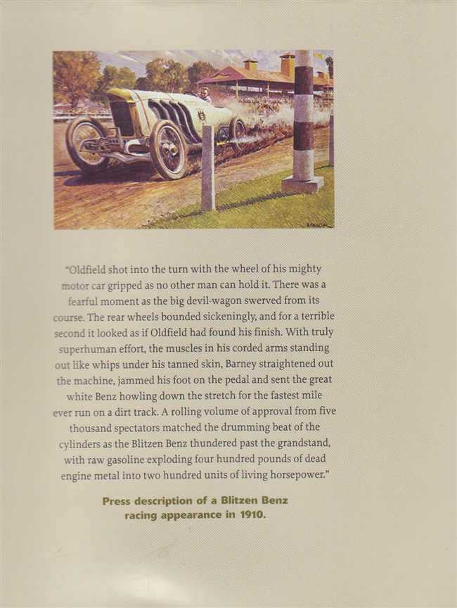 The Incredible Blitzen Benz