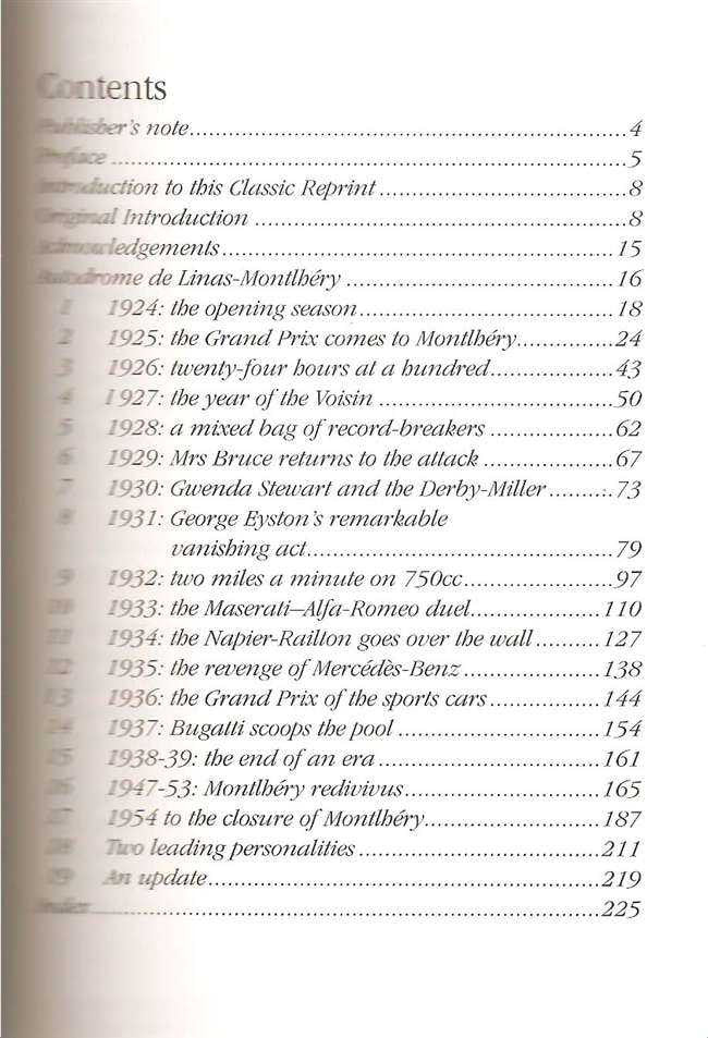 Book interior contents page with Contents heading and numbered chapter list