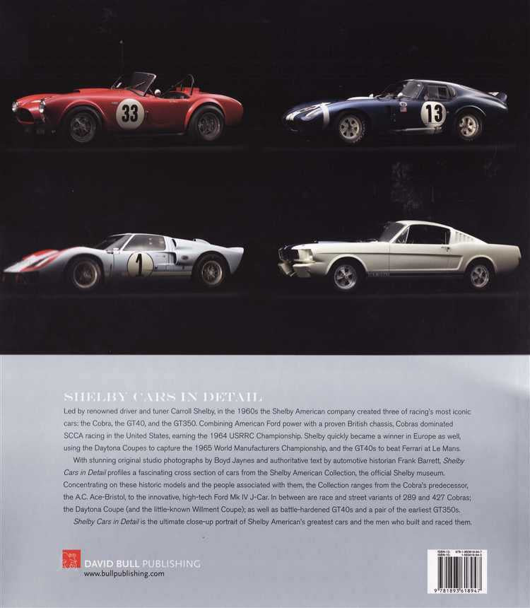Shelby Cars in Detail: Cars of the Shelby American Collection (in Slipcase)