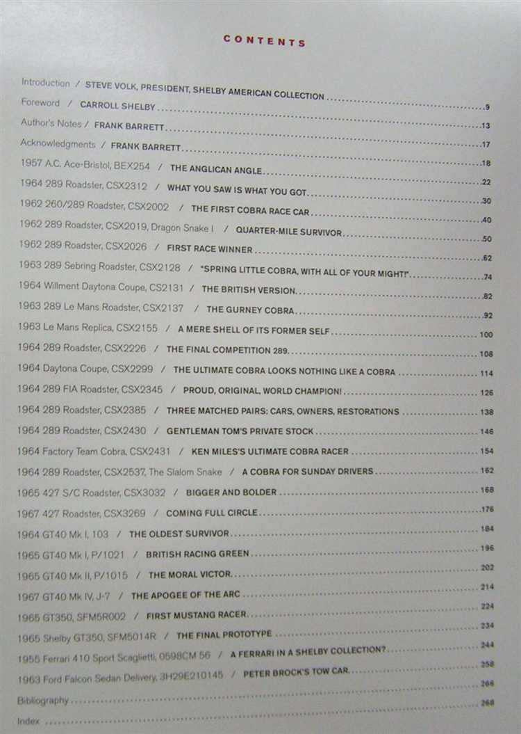 Shelby Cars in Detail: Cars of the Shelby American Collection (in Slipcase)