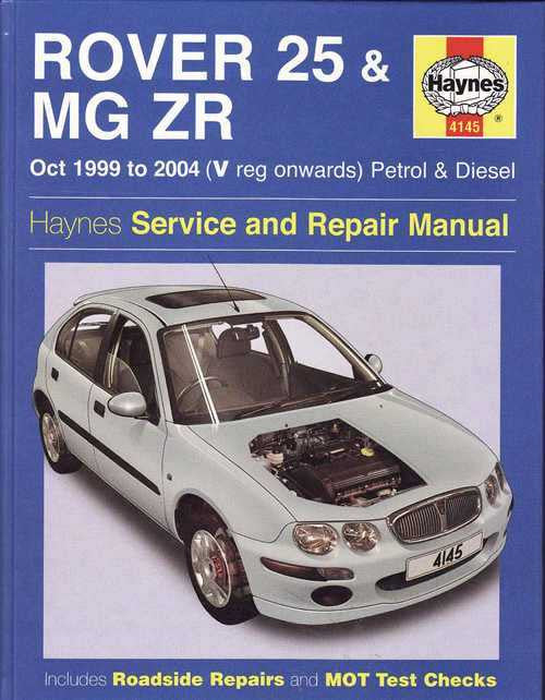 Rover 25 &amp; MG ZR 1999 - 2004 Workshop Manual