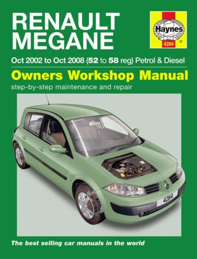 Renault Megane Petrol & Diesel 2002 - 2008 Workshop Manual